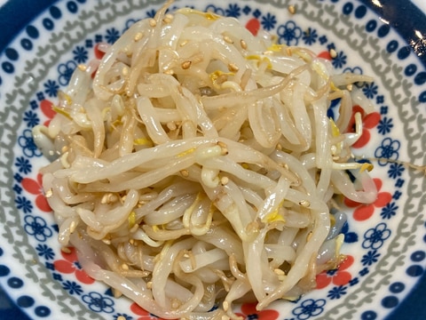 簡単‼電子レンジでもやしナムル♡